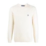 Ralph Lauren Round-neck Knitwear Beige, Herr