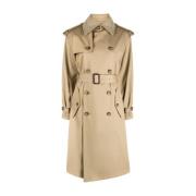 Ralph Lauren Beige Trenchcoat med Bälte Beige, Dam