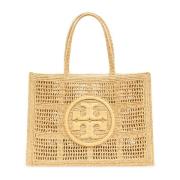 Tory Burch Ella Stor shopper väska Beige, Dam