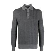 Brioni Polo Shirts Gray, Herr