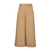 Liu Jo Wide Trousers Brown, Dam