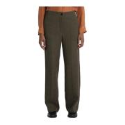 Pomandère Wide Trousers Green, Dam