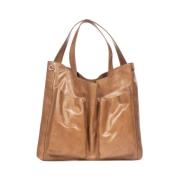 Orciani Tote Bags Brown, Dam