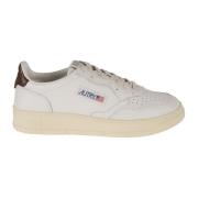 Autry Medalist Low Man Läder Sneakers Beige, Herr