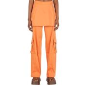 Kiko Kostadinov Trousers Orange, Dam