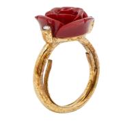 Oscar De La Renta Pre-owned Pre-owned Plast ringar Red, Dam