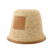 Jacquemus Raffia Bucket Hat - Ljusbrun Beige, Herr