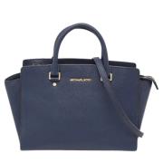 Michael Kors Pre-owned Pre-owned Laeder totevskor Blue, Dam