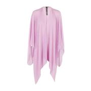 Emporio Armani Veckad Tyg Cape Pink, Dam