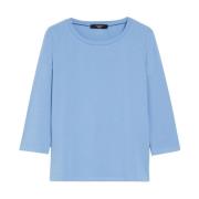 Max Mara Weekend Fjärilsmotiv T-shirt Blue, Dam