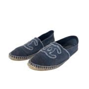 Chanel Vintage Pre-owned Canvas espadriller Blue, Dam