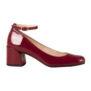 Alohas Antoine Onix Bourgogne Läderpumps Red, Dam