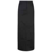 Liviana Conti Maxi Skirts Black, Dam
