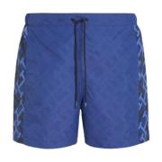 Tommy Hilfiger Herr Monogram Infoga Shorts Blue, Herr