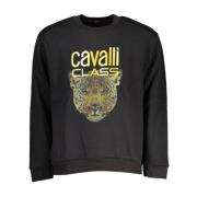 Cavalli Class Sweatshirts Black, Dam