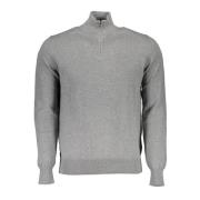 North Sails Gray Cotton Sweater Gray, Herr