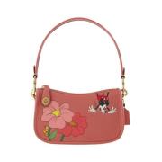 Coach Pre-owned Pre-owned Tyg totevskor Pink, Dam