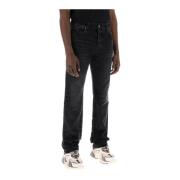 Amiri Straight Jeans Black, Herr