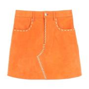Marni Short Skirts Orange, Dam