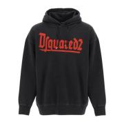 Dsquared2 Hoodies Black, Herr