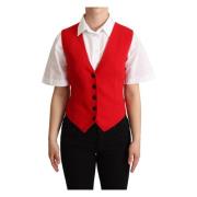 Dolce & Gabbana Vests Red, Dam