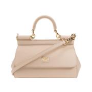 Dolce & Gabbana ‘Sicily’ axelväska Beige, Dam