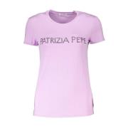 Patrizia Pepe T-Shirts Purple, Dam