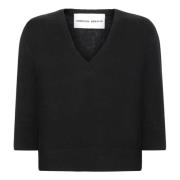 Emerson Renaldi V-neck Knitwear Black, Dam