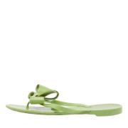 Valentino Vintage Pre-owned Gummi lgskor Green, Dam