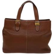 Burberry Vintage Pre-owned Laeder handvskor Brown, Dam