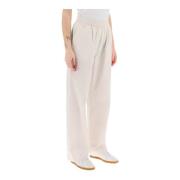 Skall Studio Wide Trousers Beige, Dam