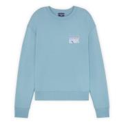 Maison Kitsuné Sweatshirts Blue, Herr