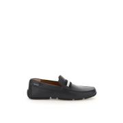 Bally Grained Cowhide Pearce Loafers Blue, Herr
