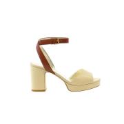 Ines De La Fressange Paris Cognac platform sandal - Konjak plattformsa...