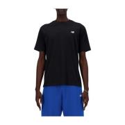 New Balance T-Shirts Black, Herr