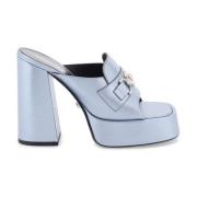 Versace High Heel Sandals Blue, Dam
