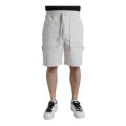 Dolce & Gabbana Long Shorts Beige, Herr