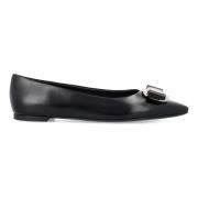 Salvatore Ferragamo Ballerinas Black, Dam