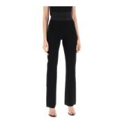 Alexander Wang Straight Trousers Black, Dam