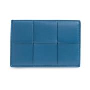 Bottega Veneta Läderkorthållare Blue, Dam