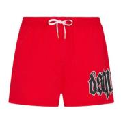 Dsquared2 Röd Sea Clothing Boxer Midi Red, Herr