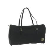 Fendi Vintage Pre-owned Canvas handvskor Black, Dam