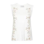 Ermanno Scervino Chic Off White Sabbia Top White, Dam