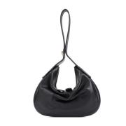 Valentino Garavani Go-Hobo Liten Läder Väska Black, Dam