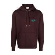 Maison Kitsuné Mörk Choklad Hoodie Brown, Herr