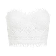 Ermanno Scervino Sleeveless Tops White, Dam