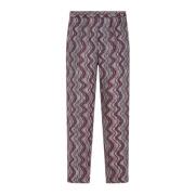 Dries Van Noten Wide Trousers Multicolor, Herr