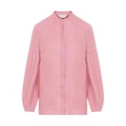 Gabriela Hearst RSQ Rose Quartz Laetitia Blus Pink, Dam