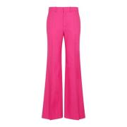 Chloé Wide Trousers Pink, Dam