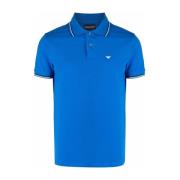 Emporio Armani Polo Shirts Blue, Herr